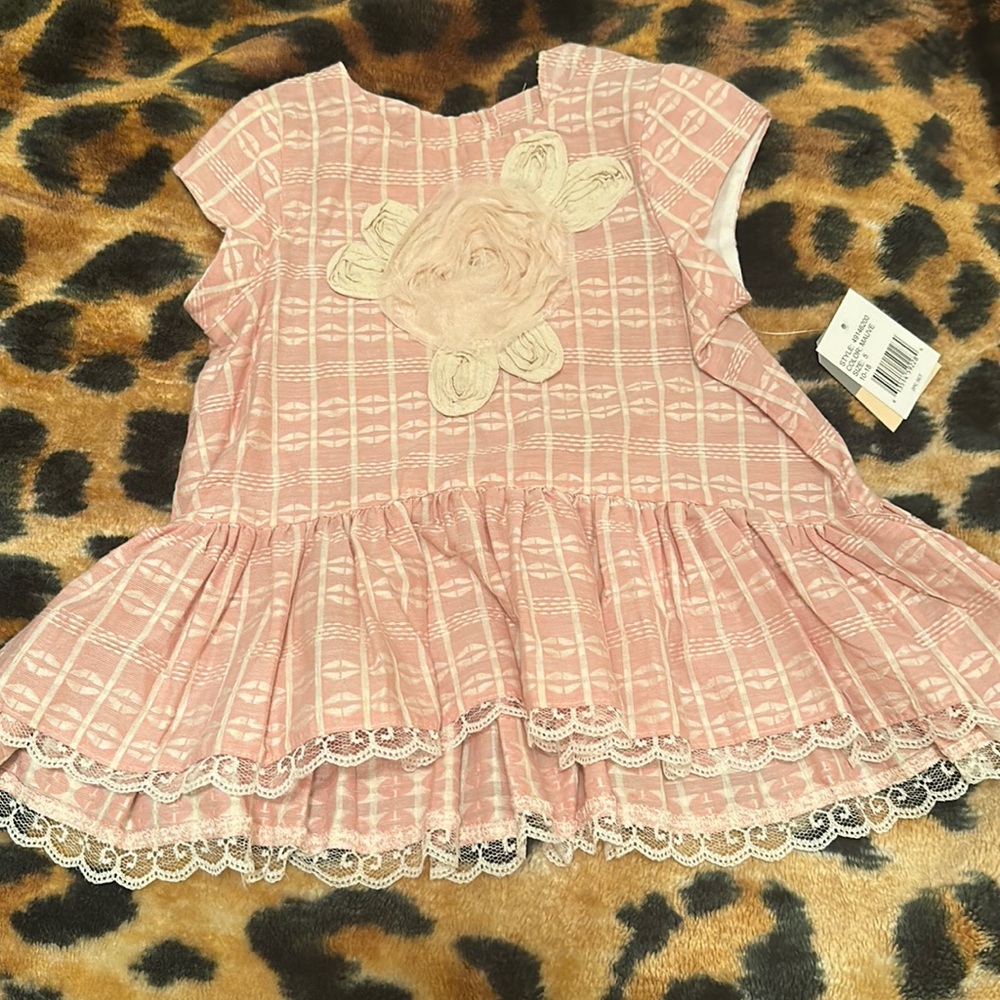 Pippa & Julie girl top in blush pink.Brand new with tags size 5